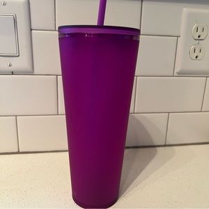 Purple matte Starbucks cup - soft touch valentines edition
